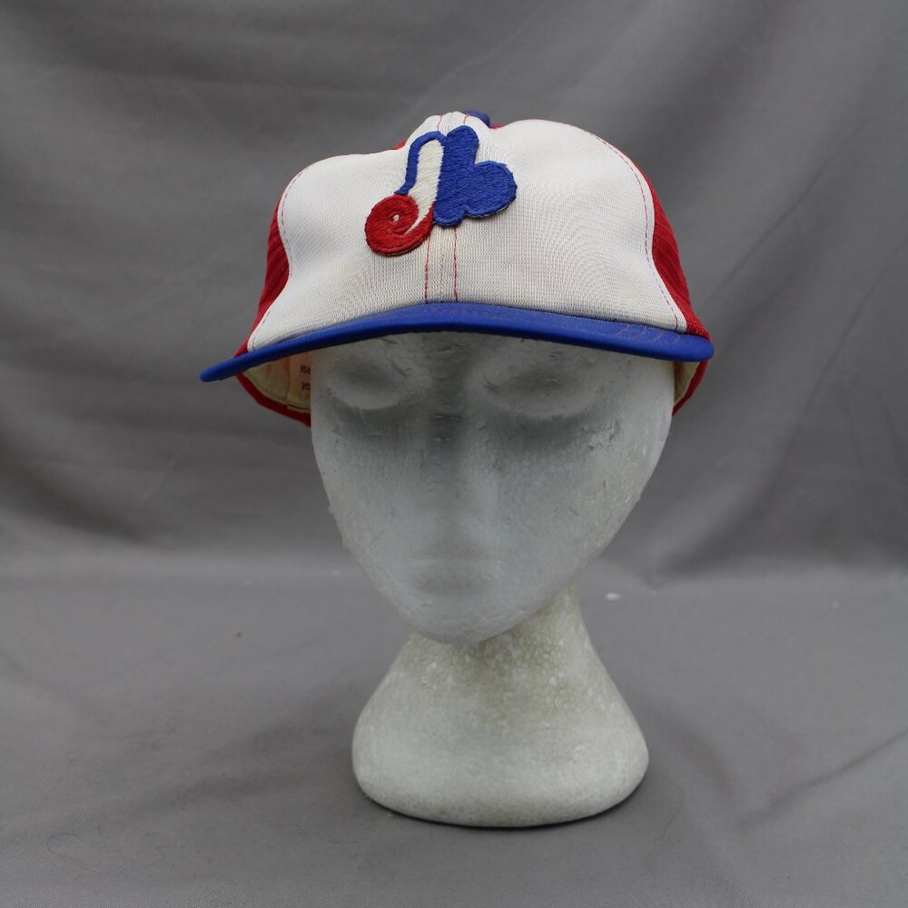 Montreal Expos Hat (VTG) - Tri-Colour Trucker by Annco - Adult Snapback